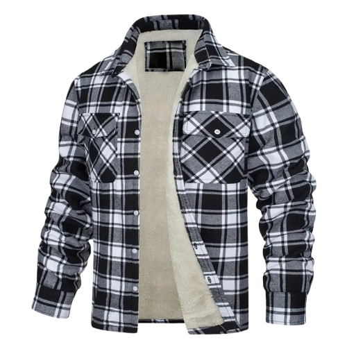 Luxevya Lined Plaid Shirt