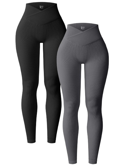 Cross-Waist Seamless Leggings