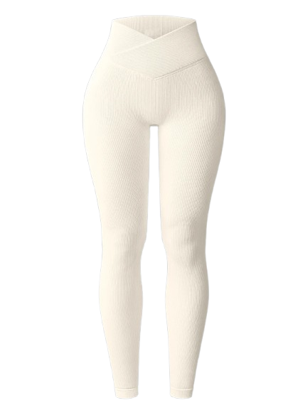 Cross-Waist Seamless Leggings