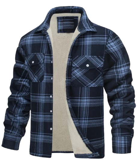 Luxevya Lined Plaid Shirt