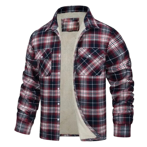 Luxevya Lined Plaid Shirt