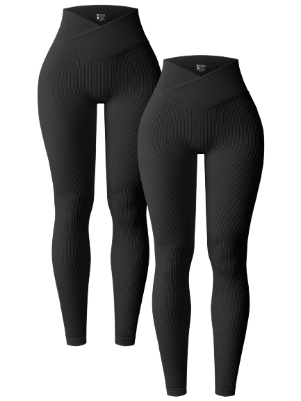 Cross-Waist Seamless Leggings
