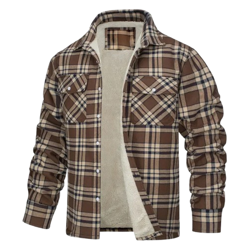 Luxevya Lined Plaid Shirt